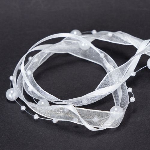 Article Ruban de mariage blanc 20 mm 5 m