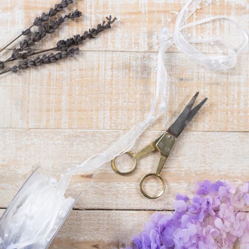 Article Ruban de mariage blanc 20 mm 5 m