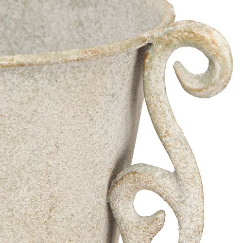 Article Trophée décoratif haut vase coupe antique métal gris Ø15cm H50cm