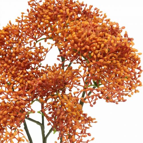 Floristik24 Branche de Sureau Fleur Artificielle d'Orange 52cm 4pcs