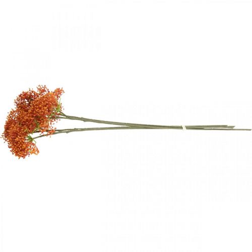 Floristik24 Branche de Sureau Fleur Artificielle d'Orange 52cm 4pcs