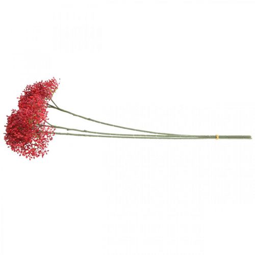 Floristik24 Fleurs artificielles rouges sureau pour bouquet d'automne 52cm 6pcs