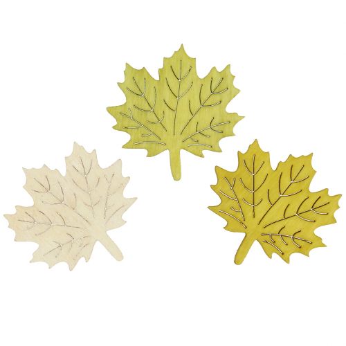 Article Feuilles d&#39;érable pour disperser les couleurs d&#39;automne assorties 4cm 72 pcs