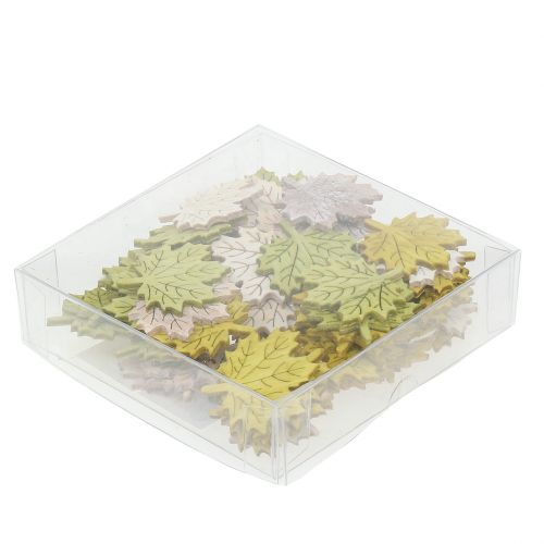 Article Feuilles d'érable pour disperser les couleurs d'automne assorties 4cm 72 pcs