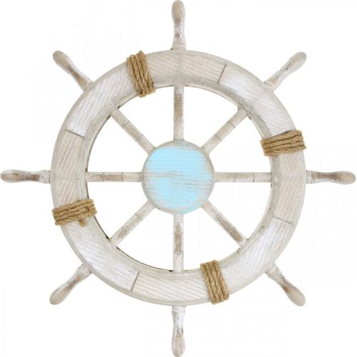 Floristik24 Volant en bois Décoration nautique Décoration murale maritime Ø45cm