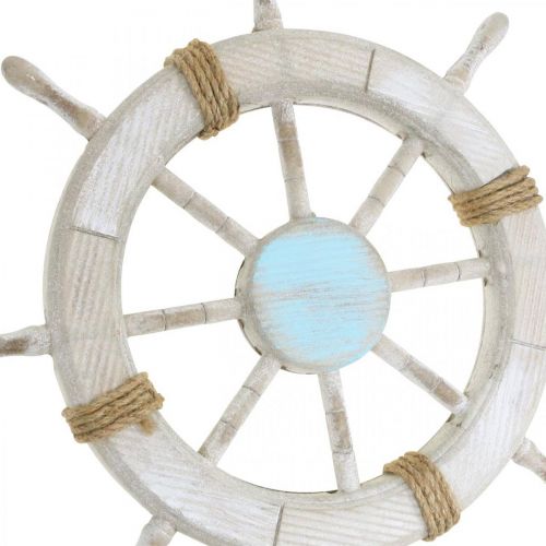 Floristik24 Volant en bois Décoration nautique Décoration murale maritime Ø45cm