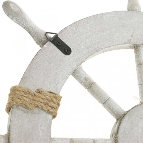 Floristik24 Volant en bois Décoration nautique Décoration murale maritime Ø45cm
