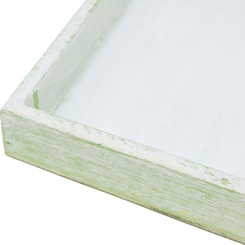 Floristik24 Sous-verre en bois, décoration de table, plateau à planter 19×19cm