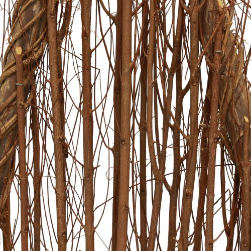 Décoration sapin en bois décoration bois branches naturelles vignes 27,5x10x60cm