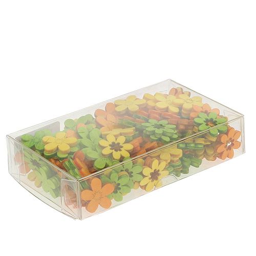 Floristik24 Décoration de litière de fleurs en bois 2cm de couleur assortie. 144e