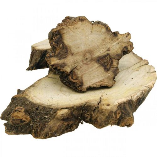 Floristik24 Disques en bois déco racine bois parsemer décoration bois 3-8cm 500g