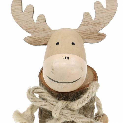 Floristik24 Décoration de Noël bois d'élan 12,5cm