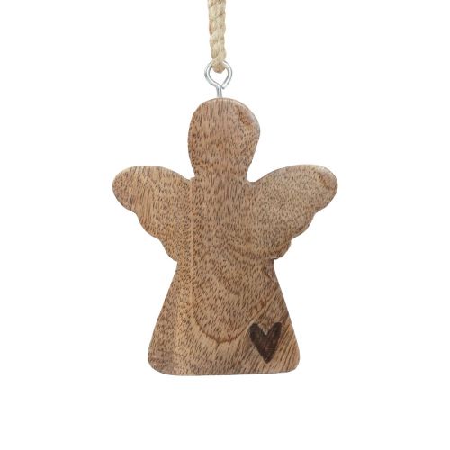 Floristik24 Ange en bois naturel cintre décoratif décoration d&#39;ange 8×1×10cm 6 pcs