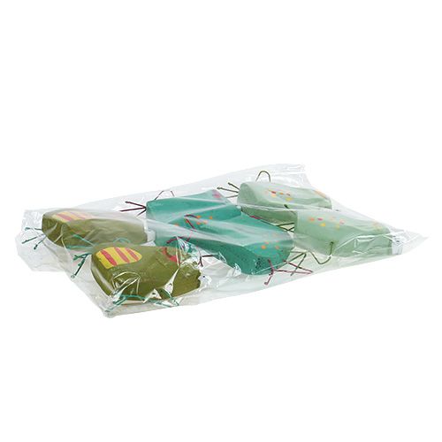 Floristik24 Grenouille en bois 9.5cm vert 6pcs