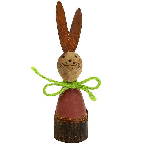 Floristik24 Lapin en bois div. coloris 8 cm 6 p.