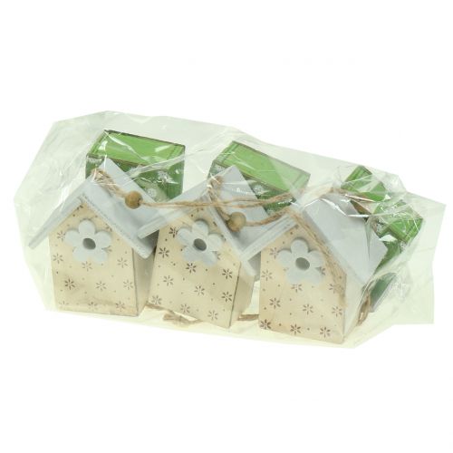 Floristik24 Nichoir déco à suspendre 8cm 6pcs