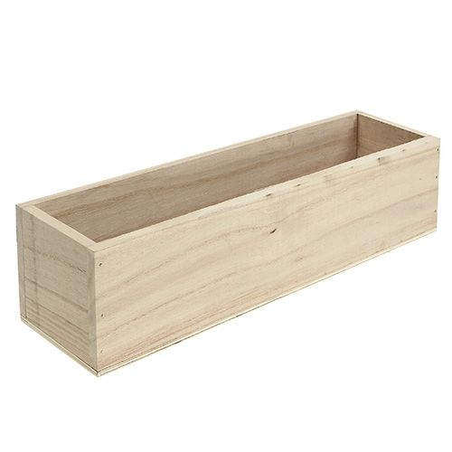 Floristik24 Boîte en bois naturel 32cm x 9cm H8,5cm