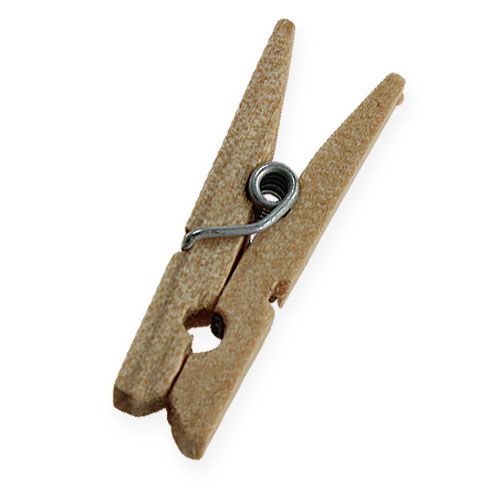 Article Pinces décoratives en bois 3cm naturel 72 pcs