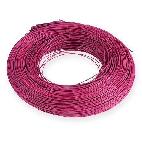 Floristik24 Moelle de rotin rose 1,3 mm 250 g