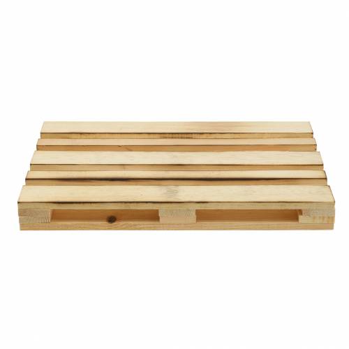 Floristik24 Plateau décoratif mini palette en bois flammé 30 × 20 × 3cm