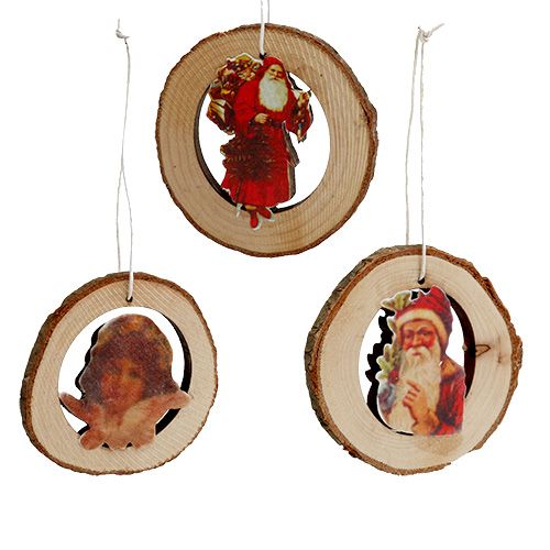 Floristik24 Bague en bois avec intérieur 6pcs