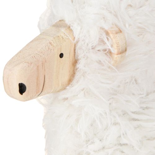 Article Décoration de Pâques en bois Mouton blanc 30×4,5×36,5cm