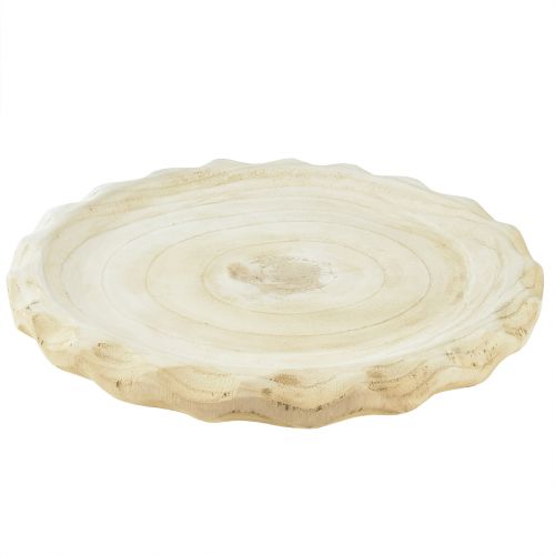 Floristik24 Bol décoratif en bois bol en bois Paulownia naturel Ø36cm