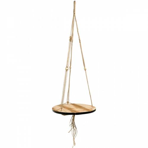 Article Balançoire pour plantes, bac à fleurs sur corde, panier suspendu avec macramé Ø34cm L84cm