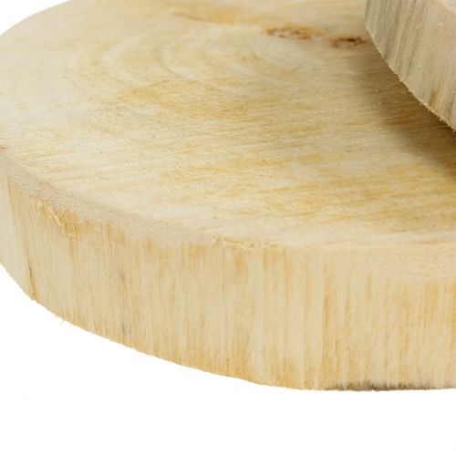 Article Disques en bois naturel Ø15cm 2pcs