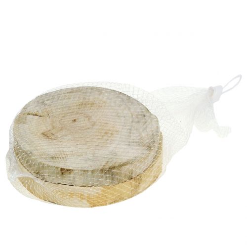 Floristik24 Disques en bois naturel Ø15cm 2pcs