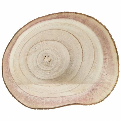 Article Tranche d'arbre jacinthe des bois naturel Ø20-25cm 1 pc