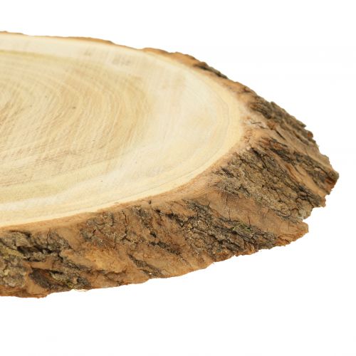 Article Disques en bois nature ovale 20cm - 23cm 3pcs