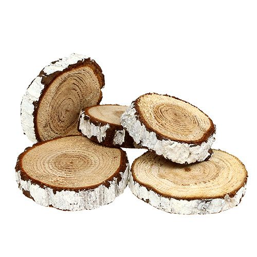 Floristik24 Tranches de bois optique sapin 3-7.5cm 500g