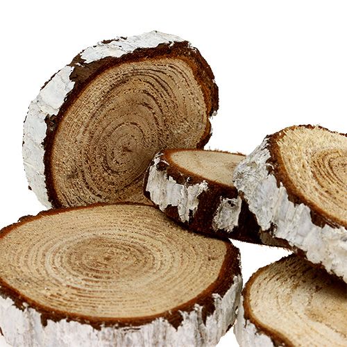 Floristik24 Tranches de bois optique sapin 3-7.5cm 500g