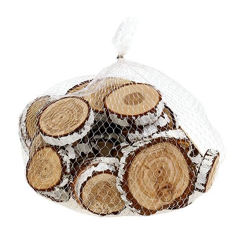 Floristik24 Tranches de bois optique sapin 3-7.5cm 500g