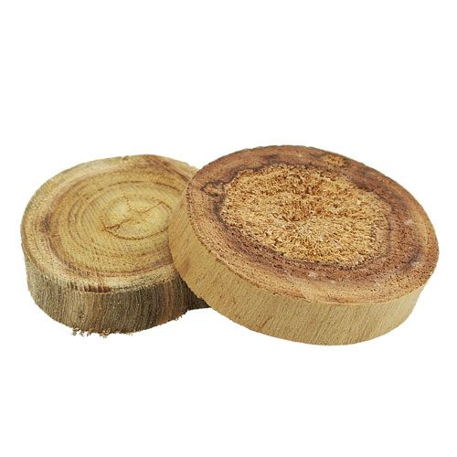 Floristik24 Tranches de bois couleur naturelle 6-8 cm 500 g