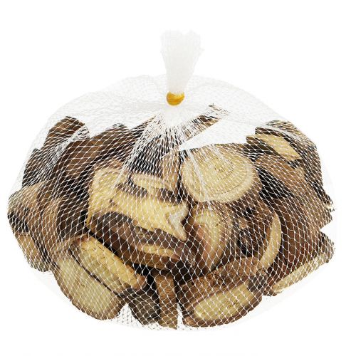 Floristik24 Tranches de bois couleur naturelle 6-8 cm 500 g