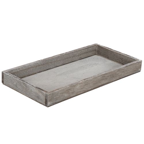 Floristik24 Plateau rectangulaire, idéal pour la cuisine et le salon, 30 cm, lot de 4