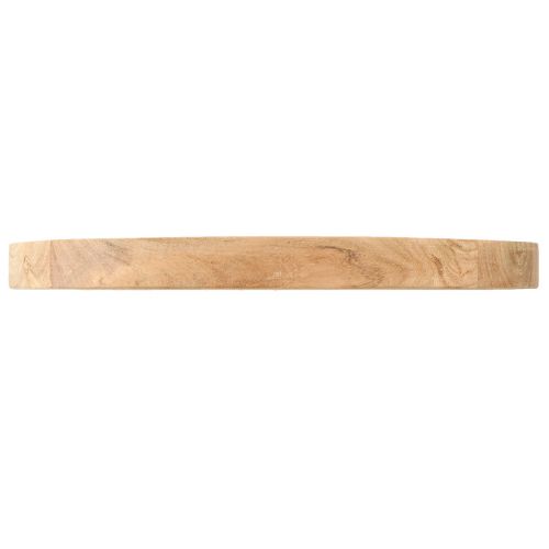 Article Plateau rond en bois d'acacia naturel Ø30cm H2,5cm