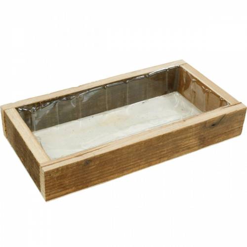 Floristik24 Plateau en bois pour plantation, jardinière, décoration en bois, jardinière 30cm