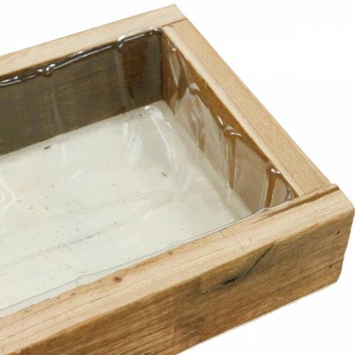 Floristik24 Plateau en bois pour plantation, jardinière, décoration en bois, jardinière 30cm