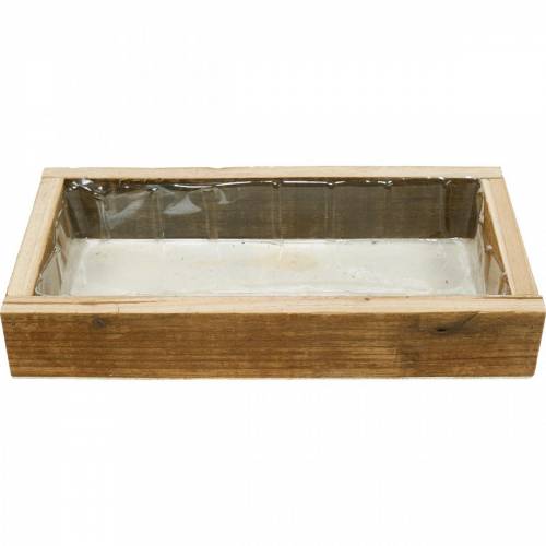 Floristik24 Plateau en bois pour plantation, jardinière, décoration en bois, jardinière 30cm