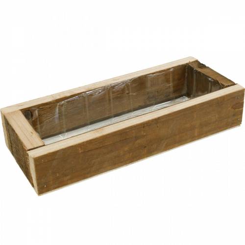 Floristik24 Jardinière, bac à fleurs, décoration en bois à planter, bac en bois 25cm