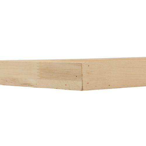 Article Plateau en bois plateau décoratif bois rectangulaire naturel 40×14×2.5cm
