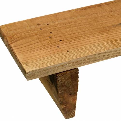 Floristik24 Plateau en bois avec pieds naturel 58cm H10cm