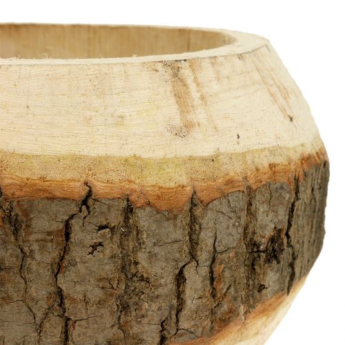 Floristik24 Pot en bois pour planter la nature Ø14cm