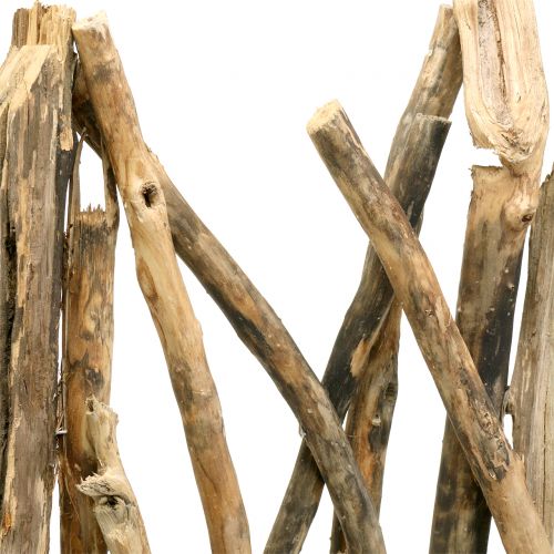 Floristik24 Paravent sculpture en bois naturel 77 x 60 cm