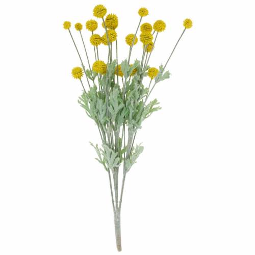 Floristik24 Pilon Jaune Craspedia Artificielle Fleurs En Soie