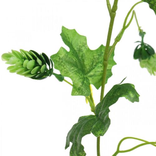 Article Houblon Guirlande Décoration de Jardin Plante Artificielle Été 185cm Vert