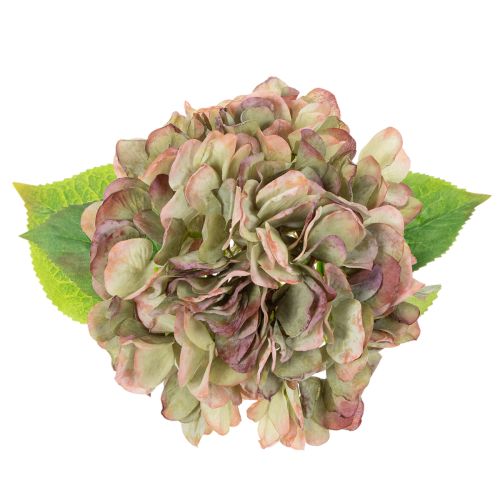 Fleur décorative d'hortensia artificiel avec tige, 46 cm | Floristik24.be